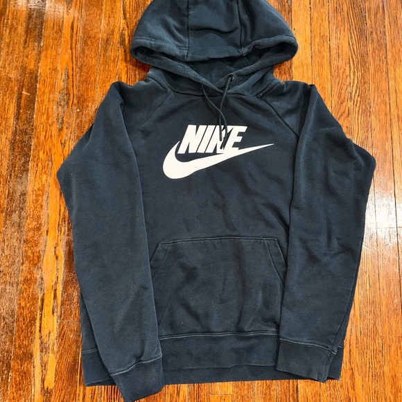 Women’s Small Turquoise Nike Swoosh Hoodie - Picture 1 of 5